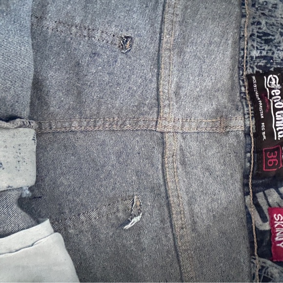 Ecko Unlimited Denim Jeans Men's Size 36 Vintage Wash Retro Y2k streetwear - Picture 7 of 10